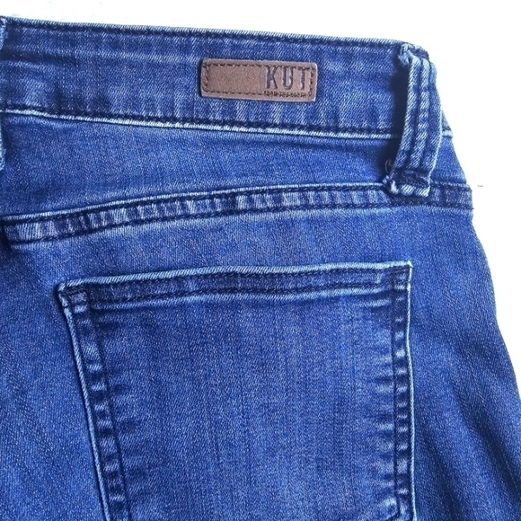 KUT From The Kloth Distressed Skinny Size 4, Raw Hem Jeans 🚨BOGO - Picture 10 of 10